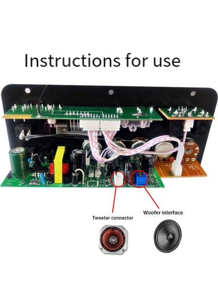 Optik Ses Bluetooth Amp USB Fm Radyo Tf Oynatıcılı Amplifikatör Kartı Ev Araba Için Dıy Subwoofer (Ab Fişi) (Yurt Dışından) indirimleri