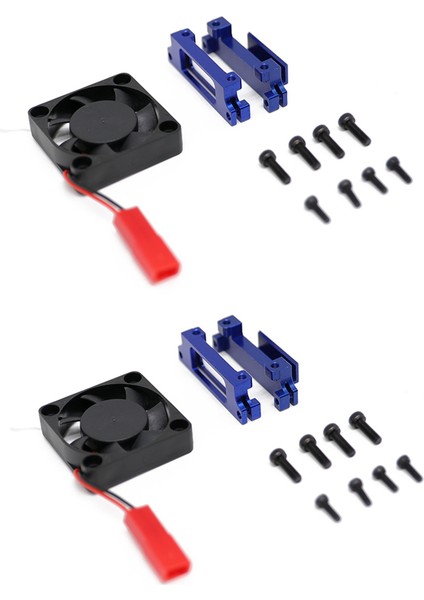 2x Metal Velineon Vxl-3 Vxl 3s Esc Isı Emici Soğutma Fanı Bandit Stampede Slash 2WD / Parçalar (Yurt Dışından)
