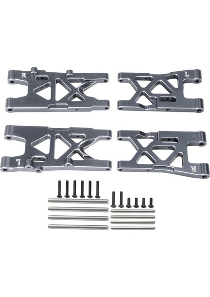 Arrma 1/8 Mojave 4s Yükseltme Parçaları Titanyum Için Alüminyum Ön ve Arka Süspansiyon Kolları (Yurt Dışından)