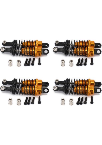 1/18 A959 A969 A979 K929 Için 8 Adet Yağ Ayarlanabilir 65MM Damper, Sarı (Yurt Dışından)