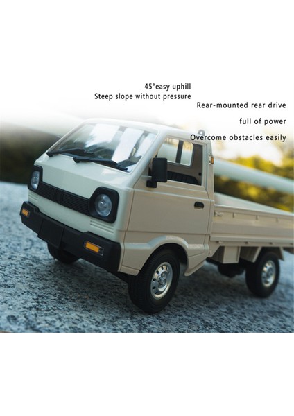 D12MINI Tam Ölçekli Arkadan Tahrikli Düz Köprü Tırmanma Drift Uzaktan Kumandalı Kamyon Model 3.7V 500MAH Araba (Yurt Dışından) fırsatları