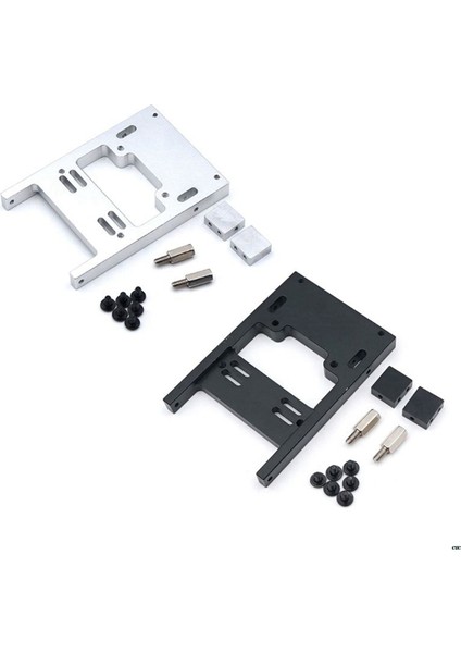 2x 1/16 Rc Araba Metal Direksiyon Servo Depo Yükseltme Sabit Montaj Braketi B1 B14 B16 B24 C24 C14 Araba-Gümüş (Yurt Dışından) indirimleri