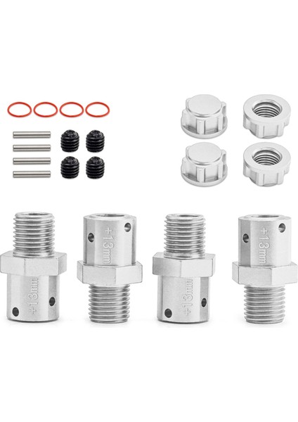 Rc Araba Yükseltme 13MM Bağlantı Kiti Arrma1/8kraton 1/7 Aksesuarları Gümüş (Yurt Dışından)