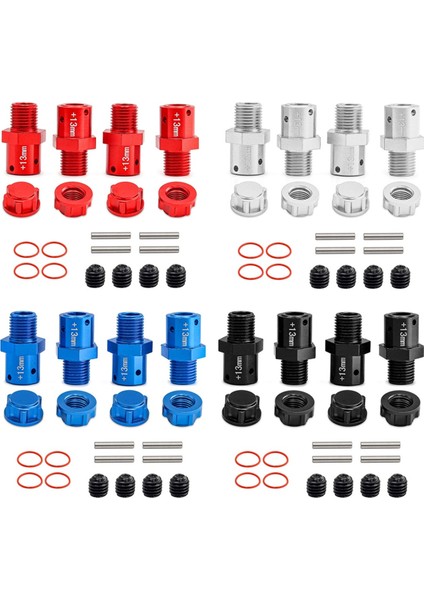 Rc Araba Yükseltme 13MM Bağlantı Kiti Arrma1/8kraton 1/7 Aksesuarları Gümüş (Yurt Dışından)