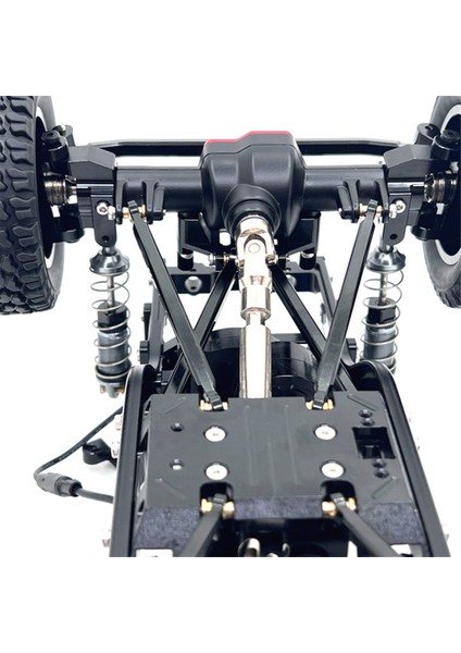 Rc Araba Yükseltme Şasi Sabitleme Çekme Çubuğu Takımı 1/12 MN128 MN86 G500 Parçaları Gümüş (Yurt Dışından)