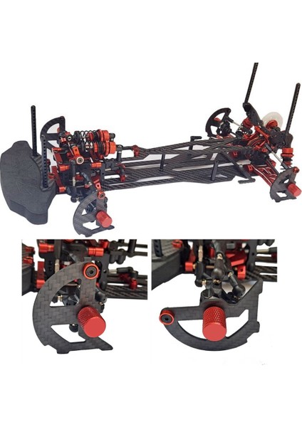 8x Karbon Fiber Rc Araba Tekerlek Lastik Denge Aleti Somunu 1/8 1/10 1/12 Off-Road Drift On-Road Turu Için (Yurt Dışından)