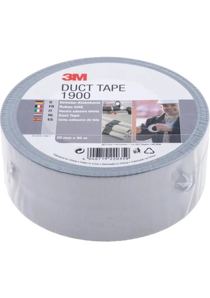1900 Tamir Bandı Duct Tape 1900 50MMX50MT Gri