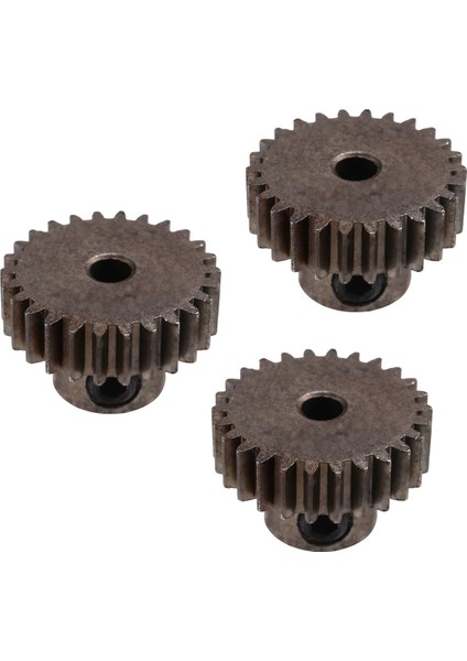 3 Adet 3.175MM Şaft Çelik Pinyon Motor Dişlisi 32DP 48DP 64DP M0.6 1/10 1/8 Rc Araba 3650 3660,26T (Yurt Dışından) modelleri