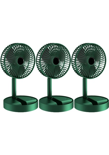 3 Adet Katlanabilir Fan Ayarlanabilir Yükseklik Masa Fanı (Yurt Dışından)