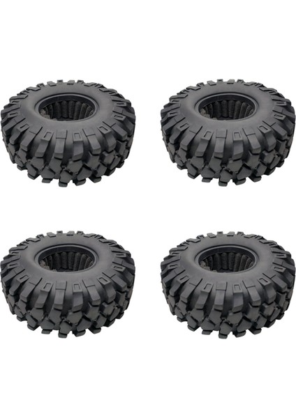 8 Adet 1.9 Inç Kauçuk Lastik Tekerlek Lastikleri 108X40MM 1/10 Rc Paletli Trx4 Eksenel SCX10 Iıı AXI03007 90046 (Yurt Dışından)