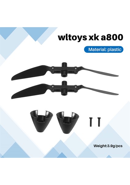 2 Adet Xk A800.0006 Pervane Katlanır Kanatlar A800 Rc Uçak Sabit Kanatlı Planör Yükseltme Yedek Parçaları (Yurt Dışından)