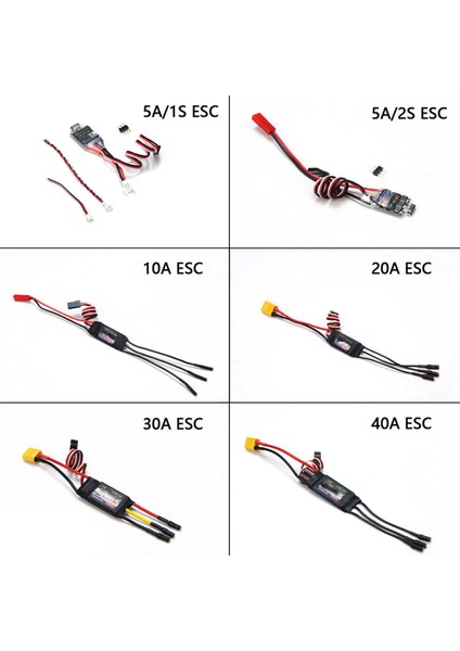 Ubec 10A ile Rc Uçak Için 2x Esc Motor Hız Kontrol Cihazı Fırçasız (Yurt Dışından)