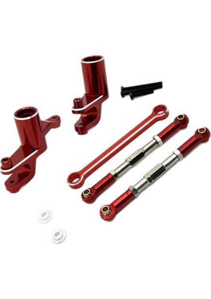 Rc Araba Yükseltme Direksiyon Tertibatı Çekme Çubuğu Takımı 1/12 UD1201 UD1202 UD-12PRO Parçaları Kırmızı (Yurt Dışından)