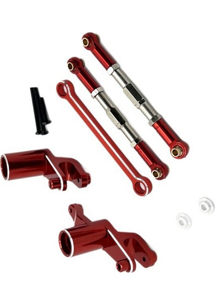 Rc Araba Yükseltme Direksiyon Tertibatı Çekme Çubuğu Takımı 1/12 UD1201 UD1202 UD-12PRO Parçaları Kırmızı (Yurt Dışından) fırsatları
