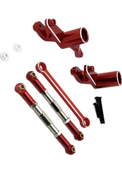 Rc Araba Yükseltme Direksiyon Tertibatı Çekme Çubuğu Takımı 1/12 UD1201 UD1202 UD-12PRO Parçaları Kırmızı (Yurt Dışından) indirimleri