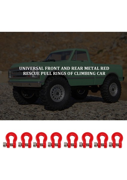 8 Adet Metal Tampon Römork Kancası Çekme Kelepçesi Kurtarma 1/24 Rc Paletli Araba Eksenel SCX24 Yükseltme Parçaları Aksesuarları (Yurt Dışından) fiyatları
