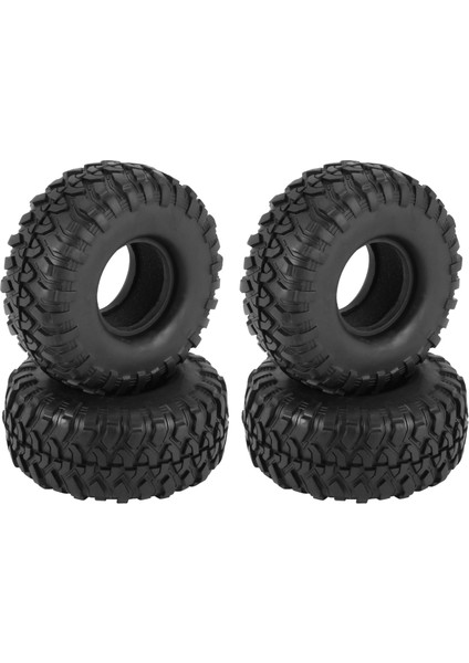 4 Adet 1.9 Inç Kauçuk Lastik Tekerlek Lastikleri 118X48MM 1/10 Rc Paletli Trx4 Eksenel SCX10 90046 AXI03007 (Yurt Dışından)
