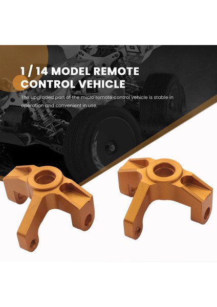 1:14 144001 Rc Araba Için Tam Yükseltme Yedek Parçaları Metal C Koltuk Direksiyon Kupası Salıncak Kolu Merkezi Tahrik Mili, Sarı (Yurt Dışından) modelleri