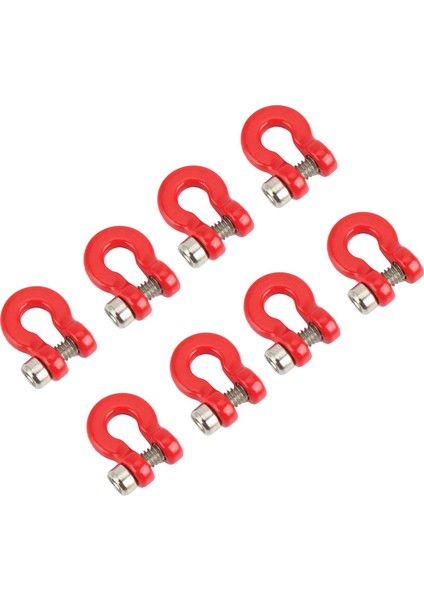 16 Adet Metal Tampon Römork Kancası Çekme Kelepçesi Kurtarma 1/24 Rc Paletli Araba Eksenel SCX24 Yükseltme Parçaları Aksesuarları (Yurt Dışından)