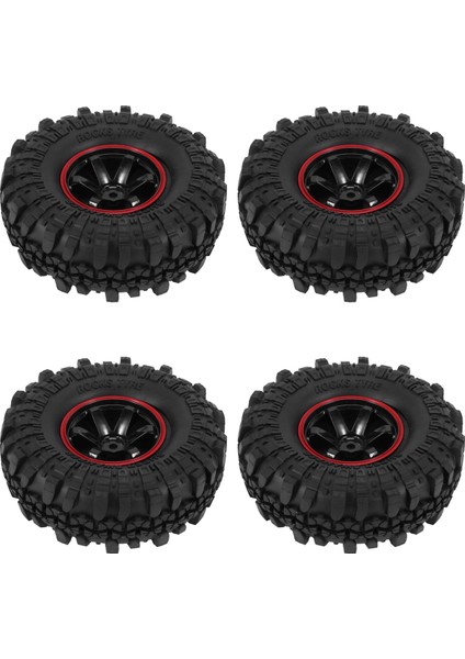 4 Adet 110MM 1.9 Inç Jant Lastik Tekerlek Lastiği 1/10 Rc Kaya Tırmanıcısı SCX10 D90 Trx4 Için (Yurt Dışından)