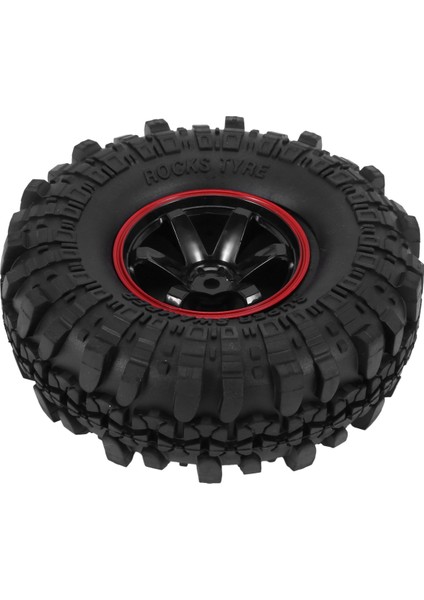 4 Adet 110MM 1.9 Inç Jant Lastik Tekerlek Lastiği 1/10 Rc Kaya Tırmanıcısı SCX10 D90 Trx4 Için (Yurt Dışından)