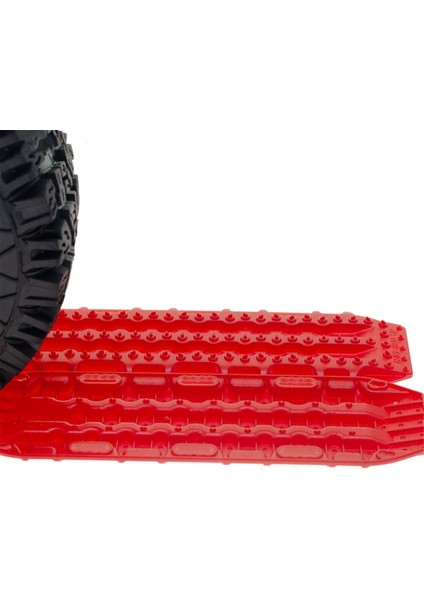 2 Adet Rc Araba Yükseltme Kaçış Plakası Koruması 1/10 SCX10 Trx4 Trx6 Aksesuarları Kırmızı (Yurt Dışından)