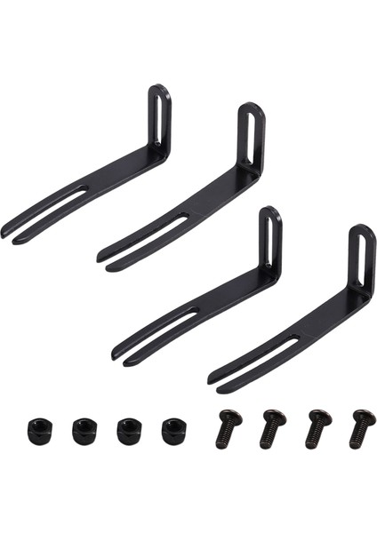 Metal Ayarlanabilir Çarpışma Önleyici Arka Tampon Montajı L Braketi Kiriş Sıkıştırma Axial SCX10 1/10 Rc Paletli Araba Parçaları A (Yurt Dışından) modelleri