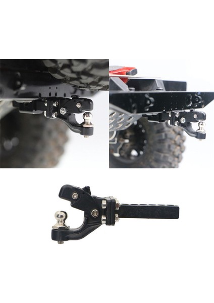 1:10 SCX10 90046 90047 Trx4 Rc Paletli Araba Için 4x Hitch Römork Kancası (Yurt Dışından) modelleri