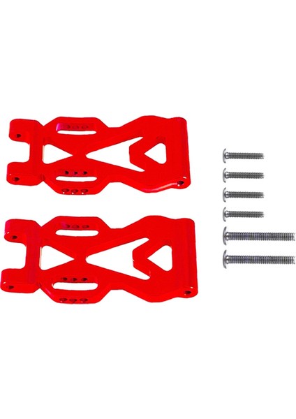 Metal Arka Alt Sallanma Kolları (S/r) 6016 Set Kiti Scy 1/16 16102 Uzaktan Kumandalı Araba Yükseltme Aksesuarları Kırmızı (Yurt Dışından)