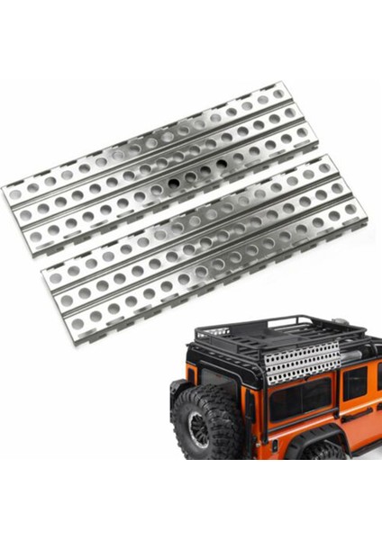 12 Adet Paslanmaz Çelik Kum Merdiven Tahtası Axial SCX10 -4 D90 1/10 Rc Paletli Araba Için (Yurt Dışından)