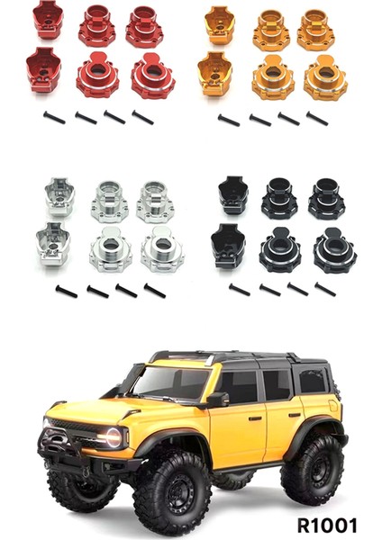 Rc Araba Yükseltme Arka Aks Kupası Kiti 1/10 Trx4 Huangbo R1001 R1002 R1003 Parçaları Kırmızı (Yurt Dışından)