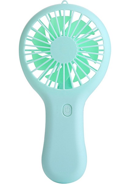 El Tipi Mini Fan Taşınabilir USB Şarjlı Uygun Küçük Fanlar-Yeşil (Yurt Dışından)