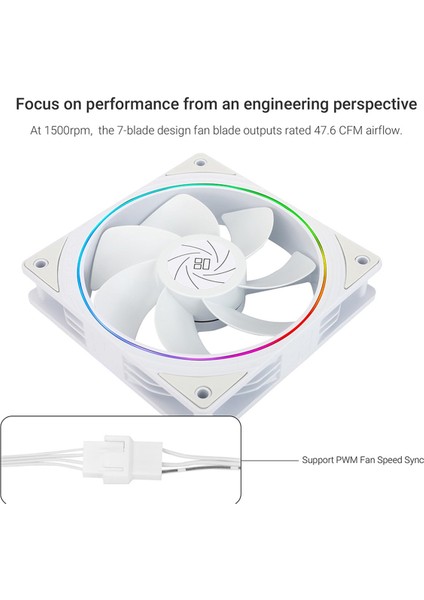 TL-S12RW X3 Cpu Fan 120MM Ters Fan Kasa Soğutucu Fan 1500RPM Hız (Yurt Dışından)