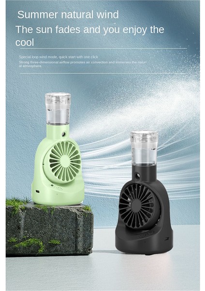 Sisleme Fanı Fan Açık Hava Soğutma Malzemeleri Sisleme Şişesi Siyah (Yurt Dışından) modelleri