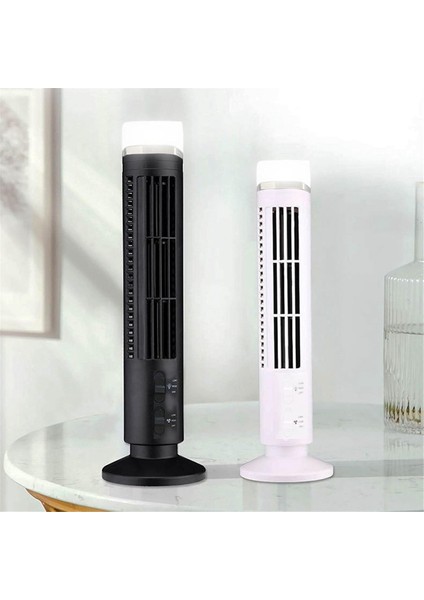 Hava Soğutucu Fan LED USB Arayüzlü Akıcı Kule Fan Siyah (Yurt Dışından) modelleri
