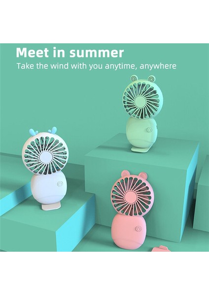 Fan Karikatür Fan El Tipi Fan Açık Hava Mini Elektrikli Fanyeşil (Yurt Dışından) modelleri