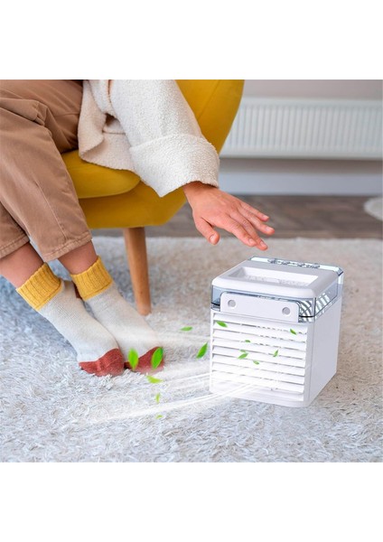 Taşınabilir Klima Buharlaştırıcı USB Soğutucu Masaüstü Fan Mobil Yaz (Yurt Dışından) fırsatları