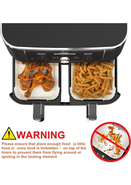 Çift Fritöz Için Hava Fritöz Kağıt Astarı, DZ201 Için Parşömen Astarları (Yurt Dışından) fırsatları