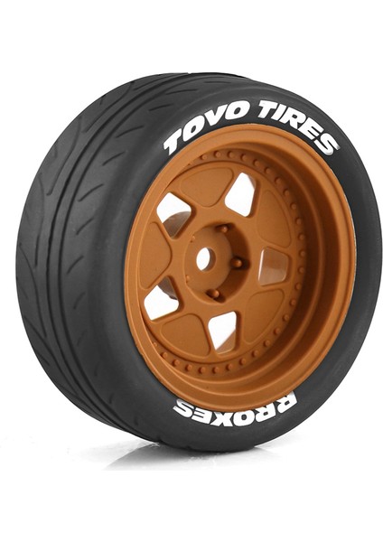 TT01 Için 4 Adet 68MM Yol Turu Drift Araba Lastiği, Gösterildiği Gibi (Yurt Dışından)