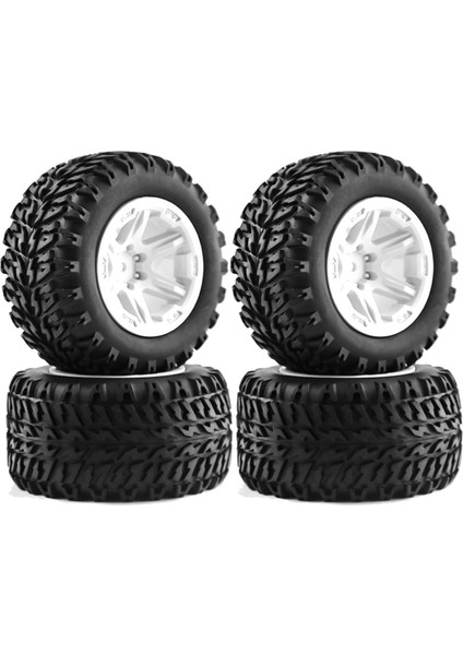 4 Adet 105 mm 1.9 Jant Lastik Seti B, Beyaz (Yurt Dışından)