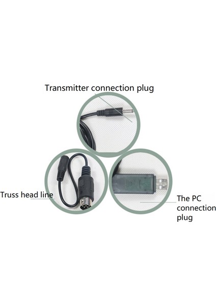 -SM100 SM100 Rc USB Uçuş Simülatörü Fms Kablo Seti Için (Yurt Dışından)