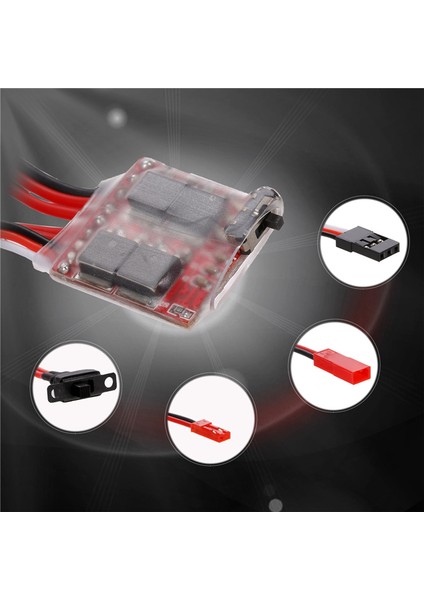 30A 4.8-8.4V Mini Fırçalı Elektrikli Hız Kontrol Cihazı Esc Fırça Motoru (Yurt Dışından)
