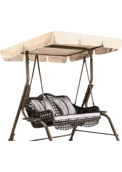 Açık Hava Salıncak Üst Örtüsü Sandalye Örtüsü Güneş Gölgelik Örtüsü Bej (Yurt Dışından) fırsatları