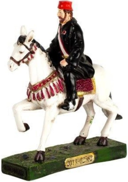 Sultan Abdülaziz At Üzerinde Osmanlı Biblo
