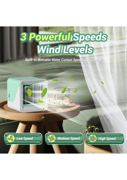 Taşınabilir Klima Fanı 3'ü 1 Arada Nemlendirilmiş Sis Fanı (Yurt Dışından) modelleri