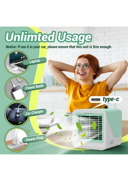 Taşınabilir Klima Fanı 3'ü 1 Arada Nemlendirilmiş Sis Fanı (Yurt Dışından) indirimleri