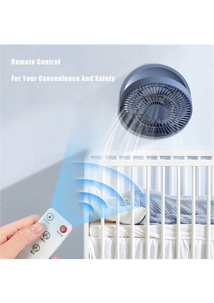 Taşınabilir Fan 4000MAH Masaüstü Mini Fan Uzaktan Kumandalı Masa Fanlarıblue (Yurt Dışından) indirimleri