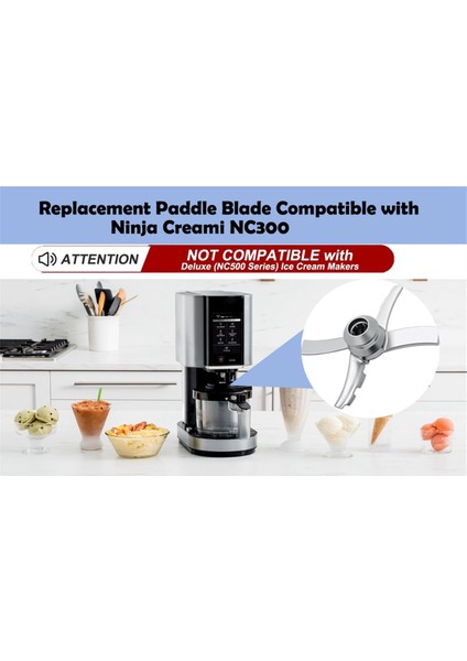 Creami Için Yedek Kürek Bıçağı + Bardaklar ve Kapaklar (Yurt Dışından) fırsatları