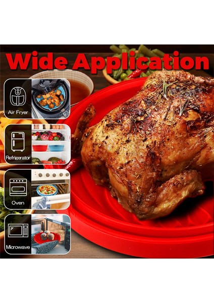 Katlanabilir Silikon Hava Fritözü Kaplamaları, Yapışmaz Hava Fritözü Kaplamaları (Yurt Dışından) fırsatları