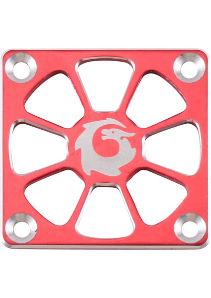 Soğutma Fanı 40MM Karbon / Metal Soğutma Fanı Kapağı, Kırmızı (Yurt Dışından)
